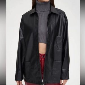 Cider Faux Leather Jacket
